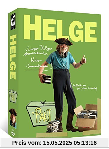 Helge Schneider - The Paket: Super Helges phantastisches Video-Sammelsurium (11 DVDs + 8 Postkarten + 2 Sticker) [Limited Edition] von Helge Schneider