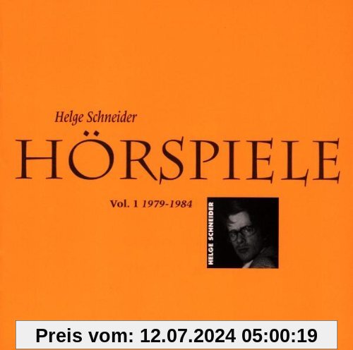 Hörspiele Vol. 1 1979-1984 von Helge Schneider