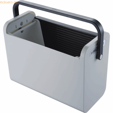 Helit Hängemappenbox Mobile Office 42,5x30,5x20cm schwarz/lichtgrau Helit Hängemappenbox Mobile Office 42,5x30,5x20cm schwarz/lichtgrau von Helit
