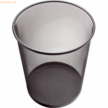 Helit Papierkorb Mesh Metall 15l schwarz Helit Papierkorb Mesh Metall 15l schwarz von Helit