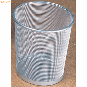 Helit Papierkorb Mesh Metall 15l silber Helit Papierkorb Mesh Metall 15l silber von Helit