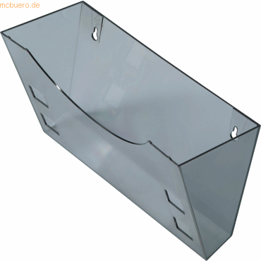 Helit Wandhalter A4+A5/A6 grau transparent von Helit