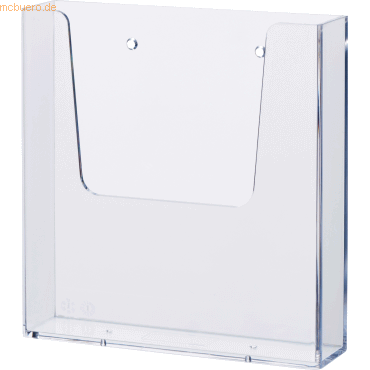 Helit Wandprospekthalter 1x A5 162x165x39mm glasklar von Helit