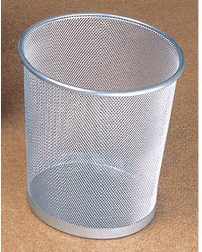 Helit the circle network H2518500 Papierkorb 15l (Ø x H) 265mm x 280mm Metall Silber von Helit
