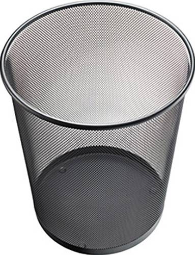 Helit the circle network H2518595 Papierkorb 15l (Ø x H) 265mm x 280mm Metall Schwarz von Helit