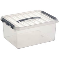 Sunware Aufbewahrungsbox Q-line H6162602 15l Deckel Tragegriff tr Sunware Aufbewahrungsbox Q-line H6162602 15l Deckel Tragegriff tr von Helit