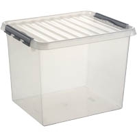 Sunware Q-line Aufbewahrungsbox 52,0 l transparent 50,0 x 40,0 x 38,0 cm(H6162702) von Helit