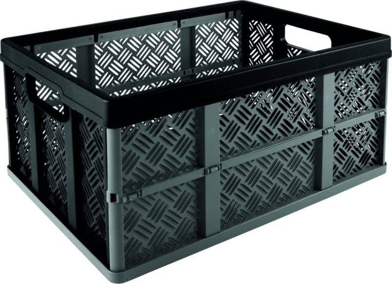 helit Klappbox the flap-line 32,0 l - 35,0 x 47,5 x 22,7 cm anthrazit/schwarz von Helit