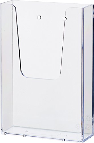 helit H2350002 - the help wall Wandprospekthalter 1 x 1/3 DIN A6, transparent, 1 Stück von Helit