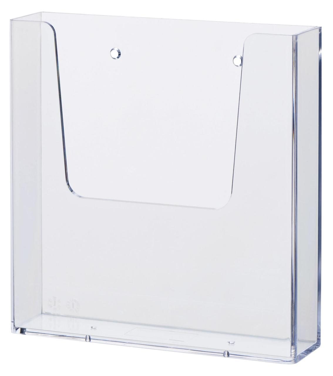 helit Wandprospekthalter A5 1-Fach transparent helit Wandprospekthalter A5 1-Fach transparent von Helit