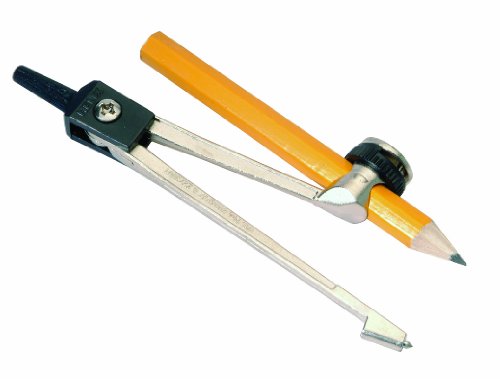 Drawing Compass Metal Die-cast Self-centering with Safety Point [Pack 25] von Helix