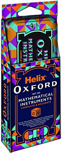 Helix Oxford Geo Mathematik-Set, Orange von Helix