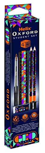 Helix Oxford Geo Schüler-Set, Orange von Helix