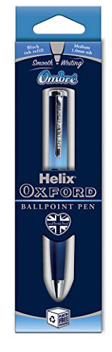 Helix Oxford Ombre Premium Kugelschreiber, Blau (schwarze Tinte) von Helix