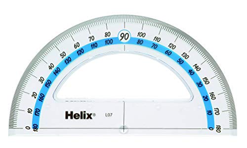 Helix Professional 12071 Winkelmesser, bruchsicher, 180 Grad, 15 cm von Helix