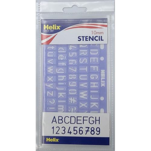 Helix Profi-Winkelmesser 10mm Letters Stencil von Helix