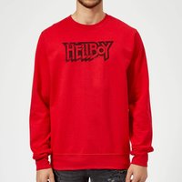 Hellboy Logo Sweatshirt - Rot - XL - Rot von Hellboy