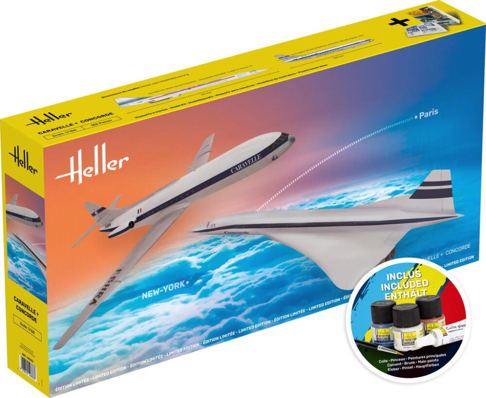 Caravelle + Concorde - Starter Kit von Heller