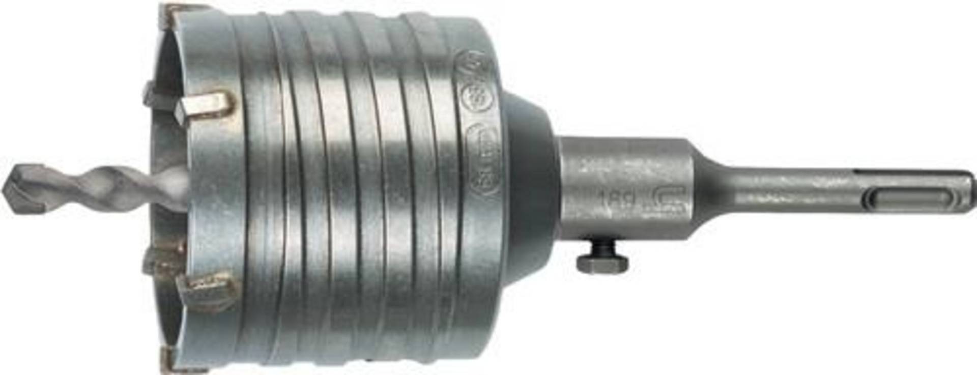 Heller Schlagbohrkrone D.80mm Gesamt-L.120mm f.Verteilerdosen SDS-plus Schaft Heller Schlagbohrkrone D.80mm Gesamt-L.120mm f.Verteilerdosen SDS-plus Schaft von Heller