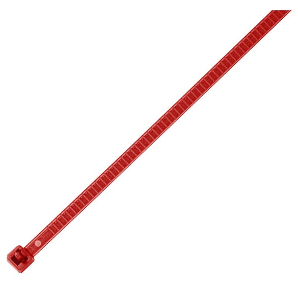 HellermannTyton Kabelbinder HellermannTyton 115-00003 LR55R-PA66-RD-Q1 Kabelbinder 196 mm 4.80 mm (LR55R-PA66-RD-Q1) von HellermannTyton