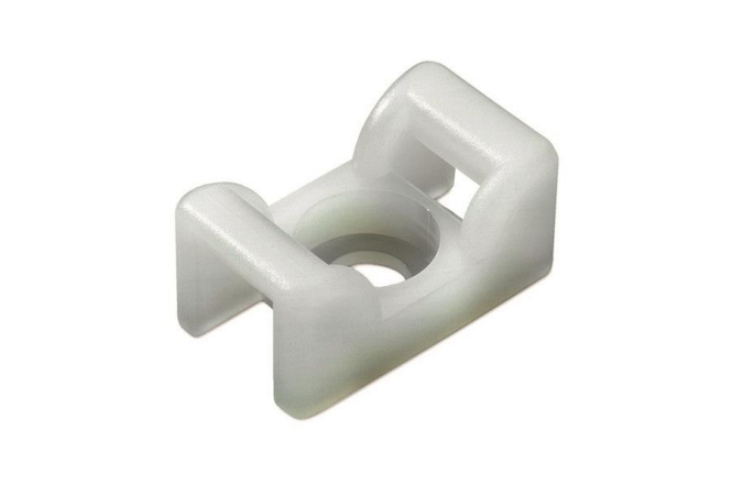 Hellermann KR8G5-PA66-NA(100) Bef.- sockel 25x14.5mm natur 151-24819 (Inhalt 100 Stück) von HellermannTyton GmbH & Co. KG