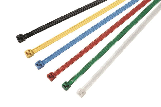 Hellermann LR55R-PA66-RD(25) Kabelbinder lösbar 195x4,7mm rot 115-00003 (Inhalt 25 Stück) von HellermannTyton GmbH & Co. KG