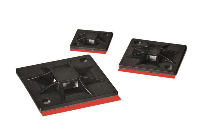 Hellermann Tyton QM30APT-A-PA66-BK (100) Klebesockel 30x30mm 151-02974 (Inhalt 100 Stück) von HellermannTyton GmbH & Co. KG