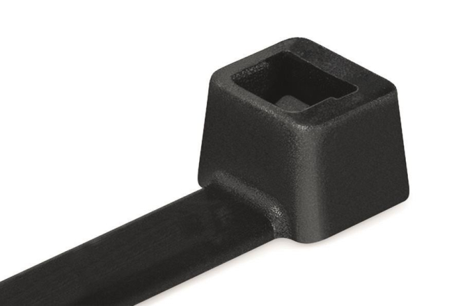 Hellermann UB200A-B-PA66-BK(100) Kabelbinder 200x2,5 schwarz 138-00021 (Inhalt 100 Stück) von HellermannTyton GmbH & Co. KG