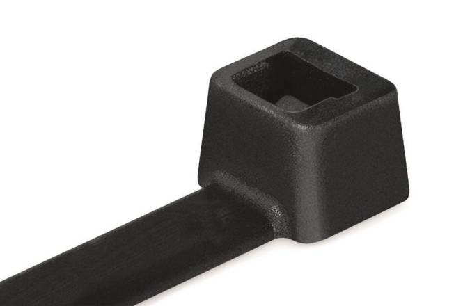 Hellermann UB385C-B-PA66-BK(100) Kabelbinder 390x4,7 schwarz 138-00050 (Inhalt 100 Stück) von HellermannTyton GmbH & Co. KG