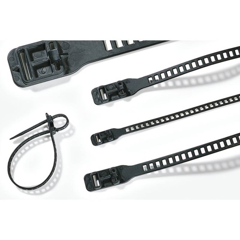 50 Stk. HellermannTyton Kabelbinder SRT1807-TPU-BK 115-07189 von HellermannTyton