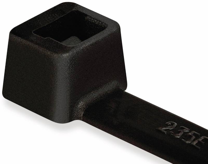 HELLERMANNTYTON Kabelbinder innenverzahnt, 111-05460, 390x4,7 T80L W Schwarz 100 ST von HellermannTyton