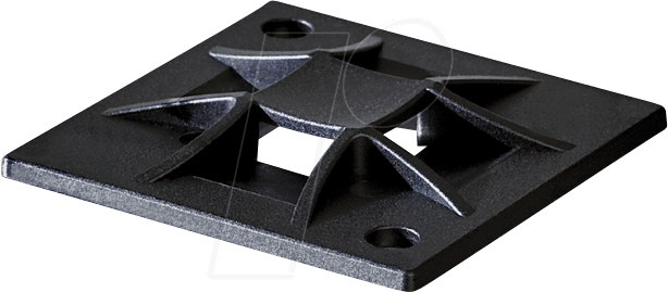 HT 151-02660 - Montagesockel 30x30 mm, schwarz von HellermannTyton