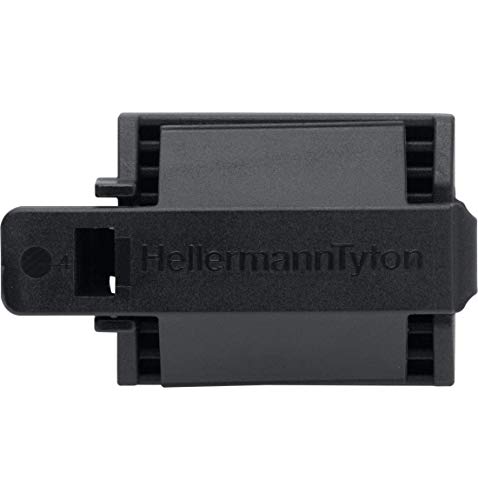 HellermannTyton - 25 Clips mit Abdeckungen für Kabel 25x31mm von HellermannTyton