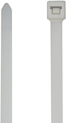 Hellermann Tyton t150 m9 X 2 robuste Kabelbinder, 53,3 cm lang, 175 Lb Zugfestigkeit, PA66, natur (25 Stück) von HellermannTyton