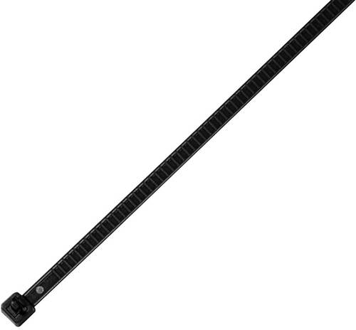 HellermannTyton 115-00002 LR55R-HS-BK-Q1 Kabelbinder 196mm 4.80mm Schwarz Lösbar, Hitzestabilisiert von HellermannTyton