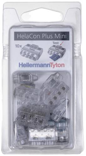 HellermannTyton 148-90056 HCPM-4-Blister-PC-CL (10) Verbindungsklemme flexibel: 1.0-2.5mm² starr: 0 von HellermannTyton