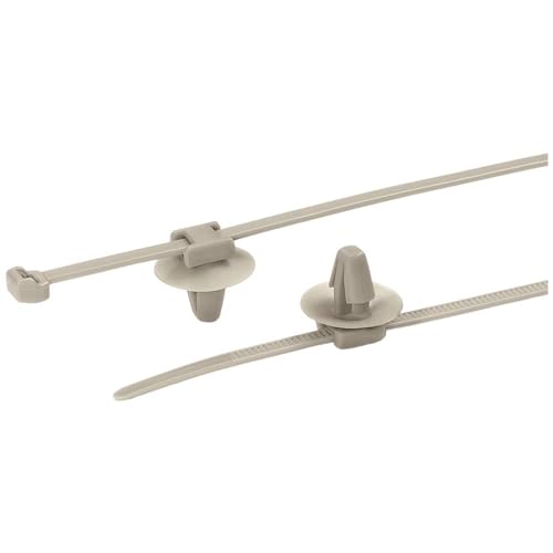 HellermannTyton 156-01091 PT2AP2SFT6.5-PEEK-BGE Kabelbinder 145mm 3.4mm Beige 1St. von HellermannTyton