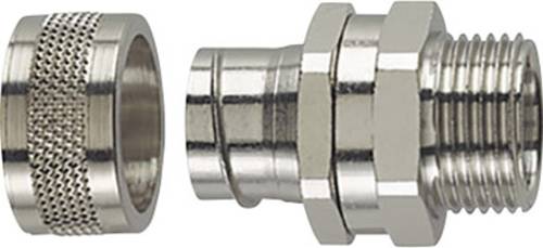 HellermannTyton 166-31104 PCS20-SM-M20-NPB-ML Schlauchverschraubung Metall M20 Gerade 1St. von HellermannTyton