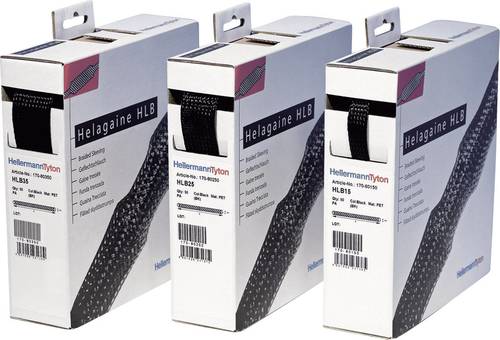 HellermannTyton 170-80150 HLB15-PET-BK-10M Geflechtschlauch Schwarz Polyester 5 bis 5mm 10m HellermannTyton 170-80150 HLB15-PET-BK-10M Geflechtschlauch Schwarz Polyester 5 bis 5mm 10m von HellermannTyton