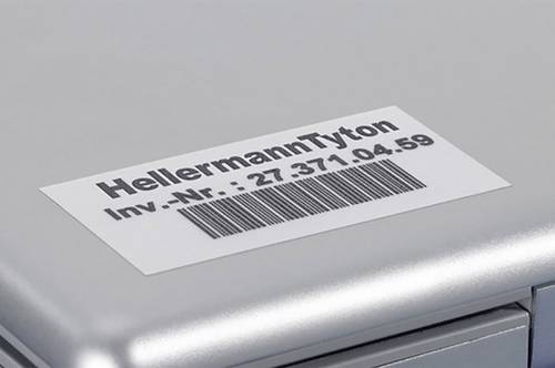 HellermannTyton 594-11103 TAG15LA4-1103-SR-1103-ML Etikett für Laserbedruckung von HellermannTyton