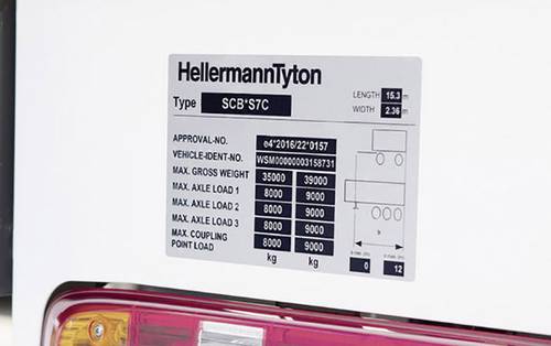 HellermannTyton 596-41951 TAG101-74TD1-951 SET-951-ML Etikett für Laserbedruckung von HellermannTyton