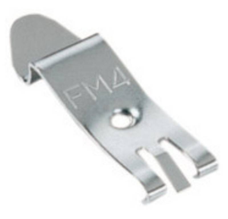 HellermannTyton Gehäusedeckel HellermannTyton DINClip-FM4 Zusatzbefestigung DIN-Clip 1 St. von HellermannTyton