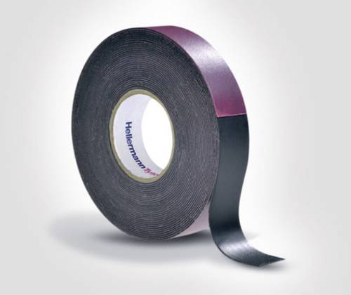 HellermannTyton HTAPE-POWER600-19x6.7-NR-BK (6.7) 711-10200 Klebeband (L x B) 6.7m x 19mm 1St. von HellermannTyton