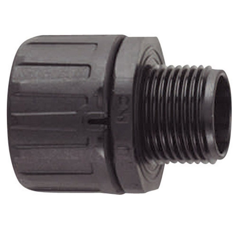 HellermannTyton Kabelzubehör HellermannTyton 166-21005 HG28-S-M25 Schlauchverschraubung Schwarz M25, (HG28-S-M25) von HellermannTyton