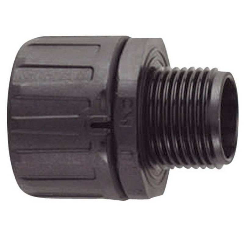 HellermannTyton Kabelzubehör HellermannTyton 166-21005 HG28-S-M25 Schlauchverschraubung Schwarz M25, (HG28-S-M25) von HellermannTyton