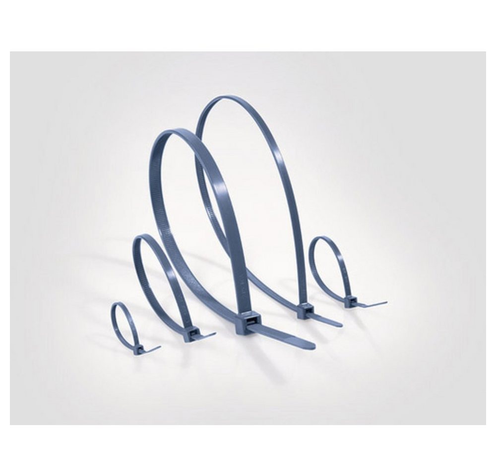 HellermannTyton Kabelbinder HellermannTyton 111-01667 MCTPP50L-PPMP-BU Kabelbinder Blau 100 St. (MCTPP50L-PPMP-BU) von HellermannTyton