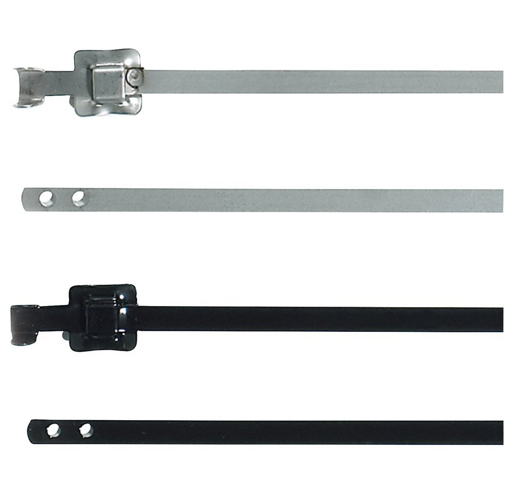 HellermannTyton Kabelbinder HellermannTyton 111-91161 MLT16SSC5-SS316/SP-BK Kabelbinder 430 mm 5 m (MLT16SSC5-SS316/SP-BK) von HellermannTyton