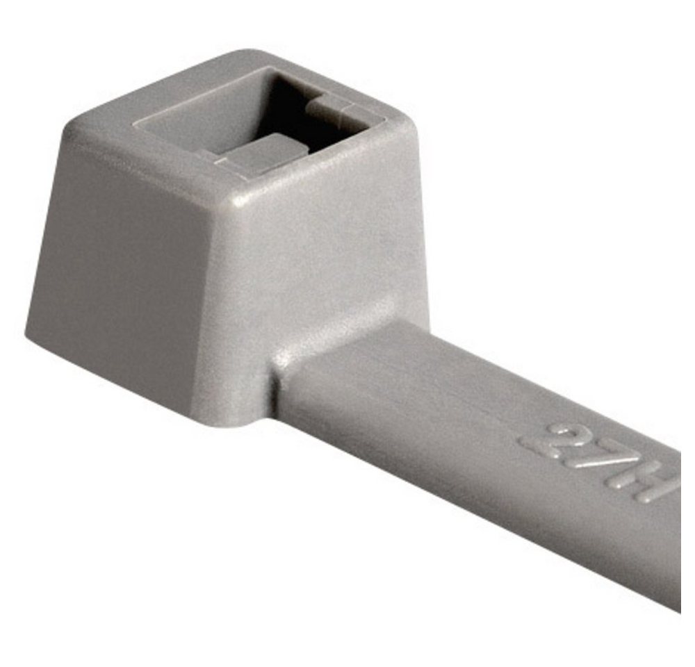 HellermannTyton Kabelbinder HellermannTyton 116-01818 T18R-PA66-GY Kabelbinder 101.60 mm 2.45 mm G (T18R-PA66-GY) von HellermannTyton
