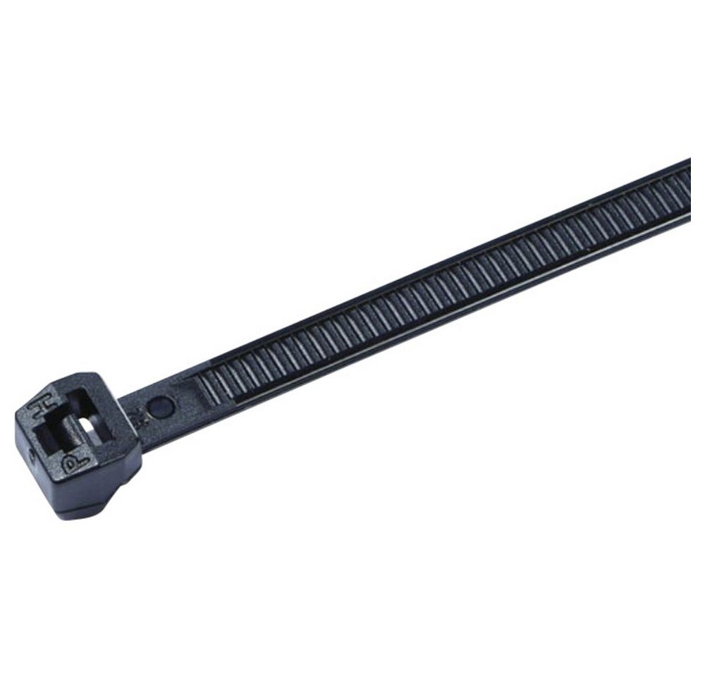 HellermannTyton Kabelbinder HellermannTyton 118-04700 T18ROS-HS-BK-C1 Kabelbinder 100 mm 2.5 mm Sc (T18ROS-HS-BK-C1) von HellermannTyton