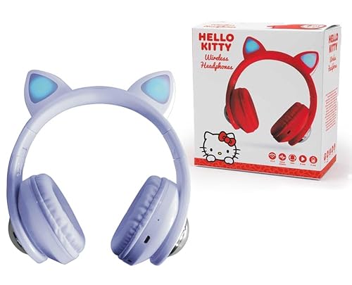 Hello Kitty HKTE22 Kabellose Bluetooth-Kopfhörer, Modell Hello Kitty, Rosa, für Kinder ab 6 Jahren Hello Kitty HKTE22 Kabellose Bluetooth-Kopfhörer, Modell Hello Kitty, Rosa, für Kinder ab 6 Jahren von Hello Kitty